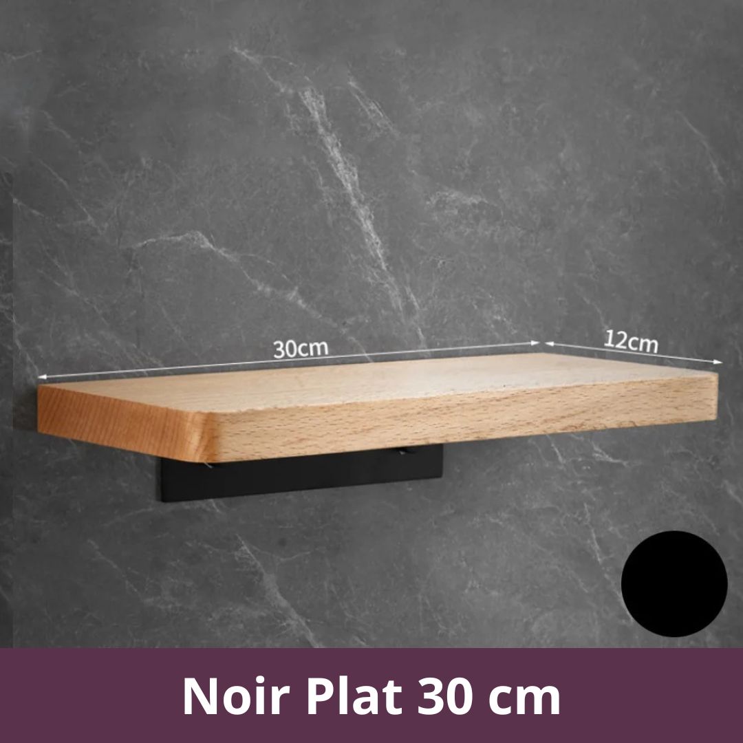 etagere-bois-salle-de-bain-noir-plate-30cm