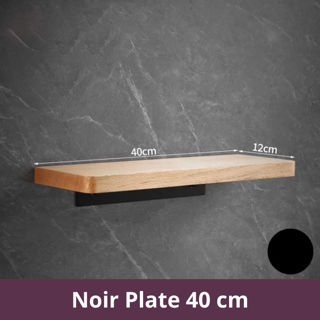 etagere-bois-salle-de-bain-noir-plate-40cm