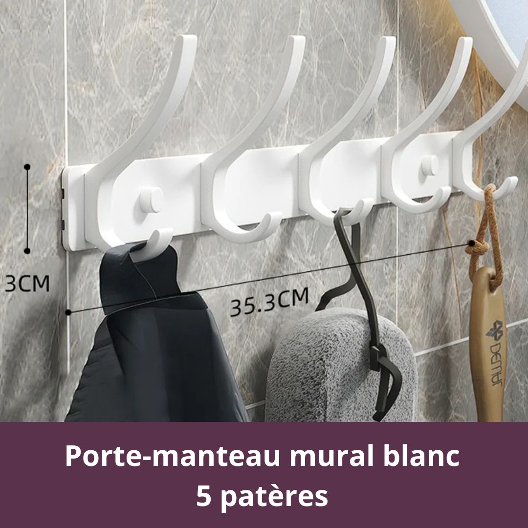 porte-manteau-mural-blanc-5-pateres